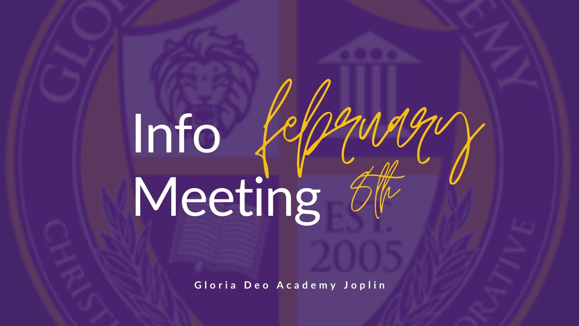 GDA Joplin Campus Info Meeting Feb 2021