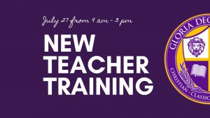 GDA New Teacher Training