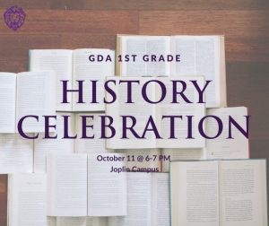 GDA Joplin History Celebration First Grade